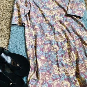 Purple floral Lularoe Julia